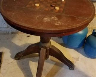 antique game table
