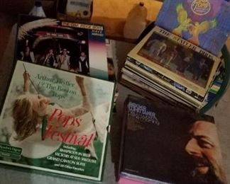 record albums, mostly older country