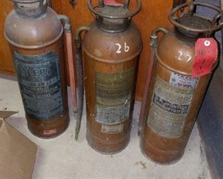 antique fire extinguishers