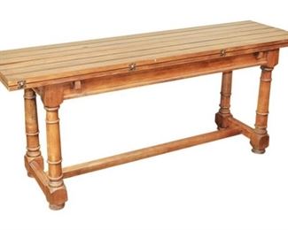 2. William Mary Style Trestle Table