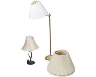 41. Brass Floor Lamp