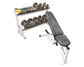 45. Exercise Bench with Weights