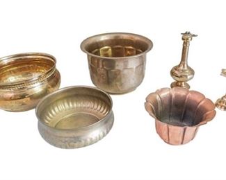 47. Group Lot of Attractive Metalware