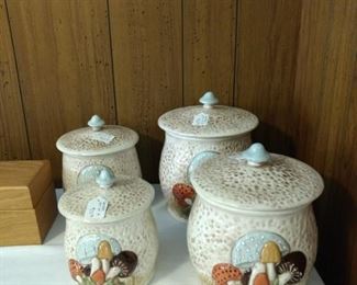 Mushroom Canisters from the '70's