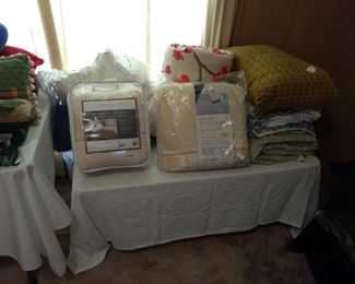 Comforters, Mattress pads, Decorative Pillows