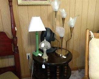 Lamps and Side Table 