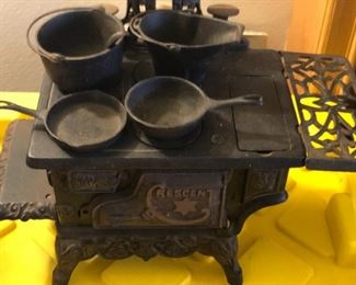 Toy cast iron stove