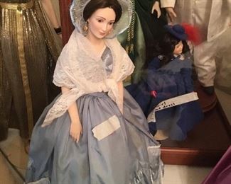 Assortment of dolls from “Gone with the Wind” 