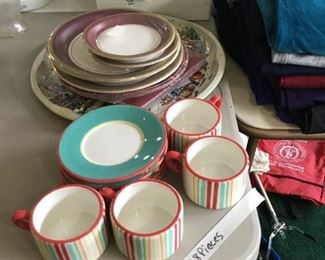 Cups, dishes, miscellaneous 