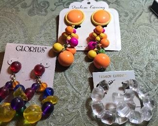 Costume Jewelry - some of the earrings