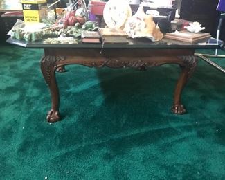 Glass top coffee tables- excellent condition