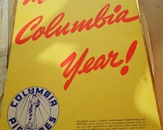 MAKE IT A COLUMBIA YEAR - COLUMBIA'S PROGRAM OF SERIALS SHORT SUBJECT PRESENTATIONS & WESTERNS POSTERS