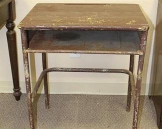 Vintage School Desk