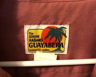 2 vintage Cuban style shirts $20 each 