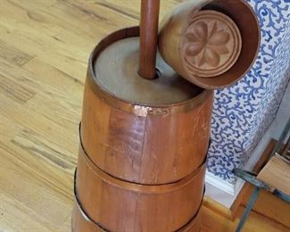 Churn and butter mold
