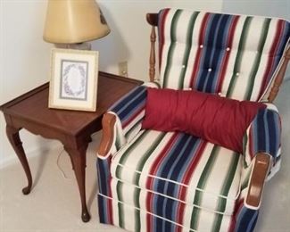 Occasional table....chair 