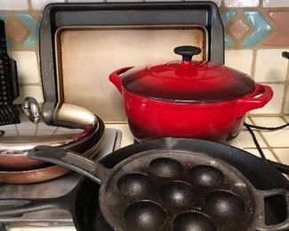 Enameled and cast iron