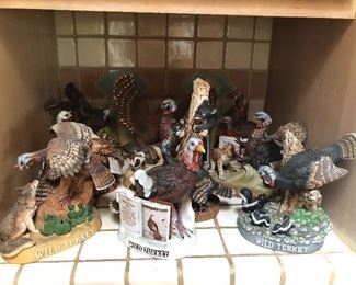 Wild turkey collector bottles