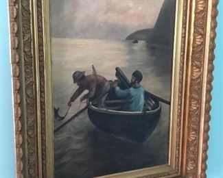Antique oil painting