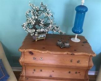 Antique pine chest
