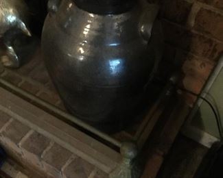 LARGE antique churn
