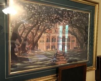 Large print of Bon Sejour, better known as Oak Alley