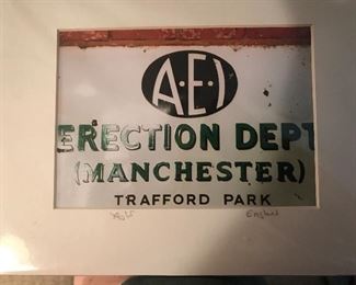 English signed photo