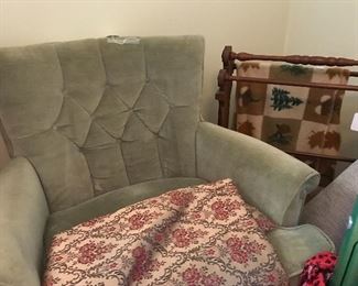 Chair and quilt rack