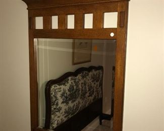Mission style mirror