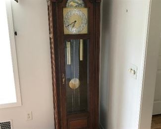 Howard Miller moon dial  grandfather clock
