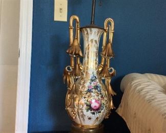 Antique Porcelain Lamps. 