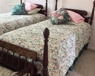 Pair Twin Beds