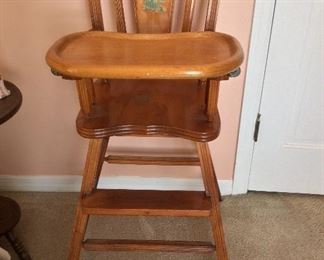Antique High Chair. 