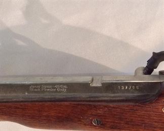 Antique Pistol, Jukar Spain .45 cal Black Powder Only, Octagonal Barrel, 137706, 15 1/2" L.