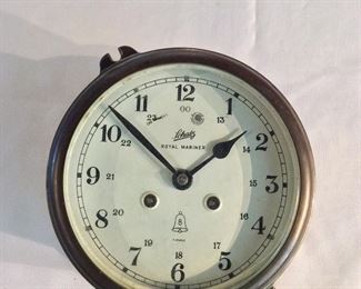 Schatz Royal Mariner Clock, 7 Jewels, 7" diameter.