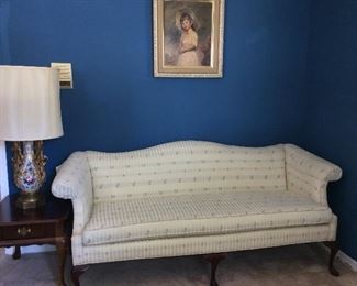 Upholstered Couch, 82" L.