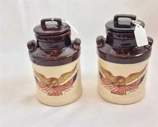 McCoy Canisters, 6 1/2" H.