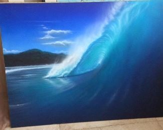 Wave, 48" x 36".