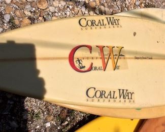 Locally Shaped CW - Coral Way Surfboards. 