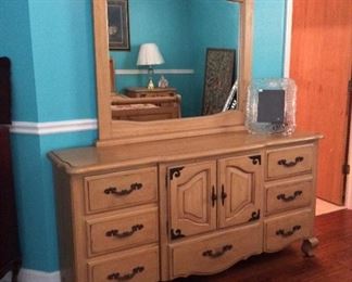 Dresser and Mirror. 