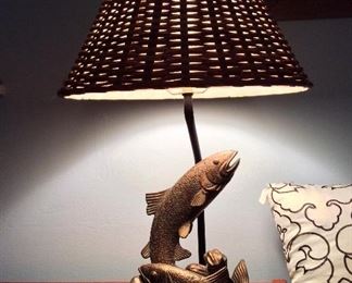 Trout Table Lamp.