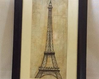 Eiffel Tower, John Douglas, 10" x 16".