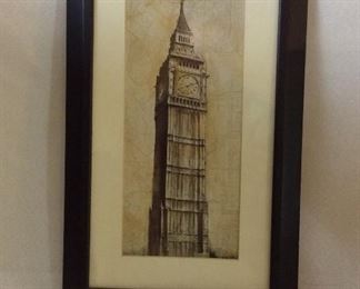 Big Ben, John Douglas, 10" x 16".