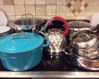 Pots and Cookware. 