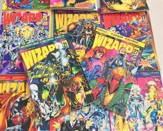 Lot of Wizard Magazines. 