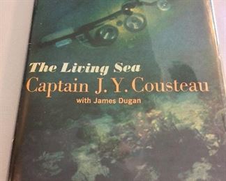 The Living Sea by Captain Jacques Y. Cousteau, First Edition. 