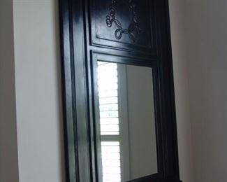 Large framed mirror