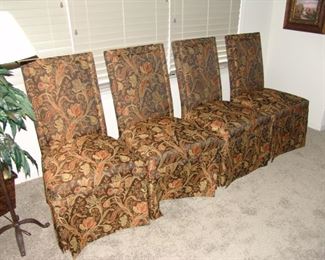Set of 4 Parsons chairs