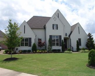 New home with modern furnishings and accessories