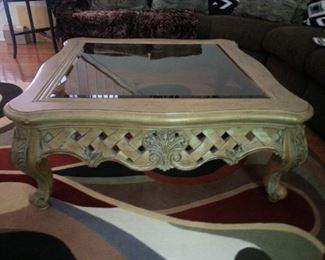 Carved Wood Table